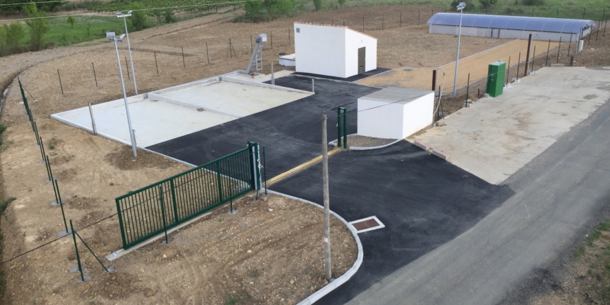 Aire lavage engins agricoles