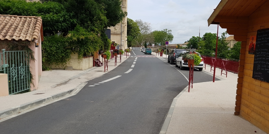 Aménagement de la traversée de la commune