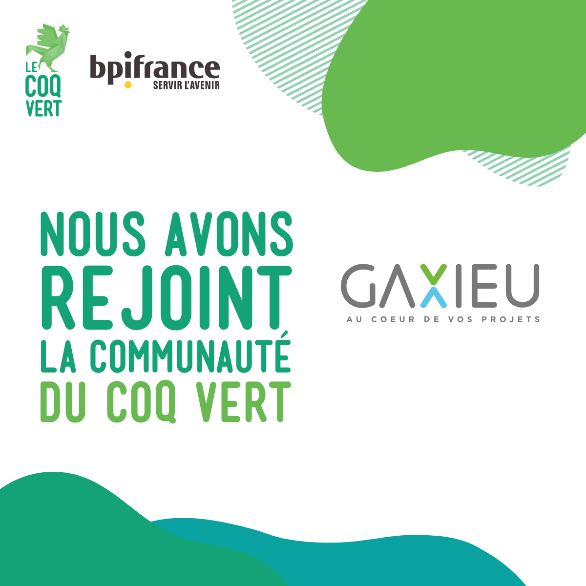 Gaxieu rejoint la communauté du Coq Vert : un engagement renforcé pour la transition écologique