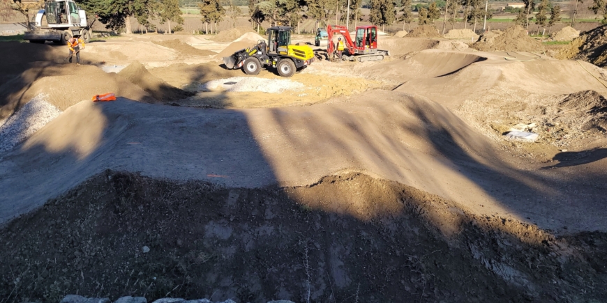 L’aménagement du parc de loisirs et de sports des Baux prend forme !