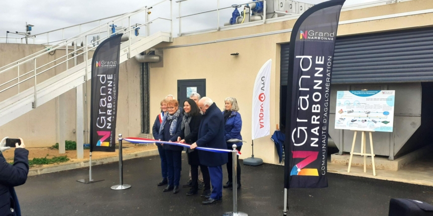 Deux nouvelles stations d’épuration inaugurées sur le territoire du Grand Narbonne en présence des élus et des financeurs !